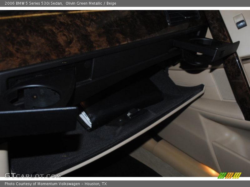 Olivin Green Metallic / Beige 2006 BMW 5 Series 530i Sedan
