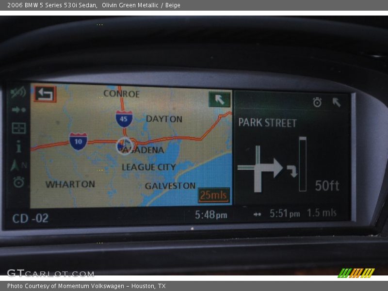 Olivin Green Metallic / Beige 2006 BMW 5 Series 530i Sedan