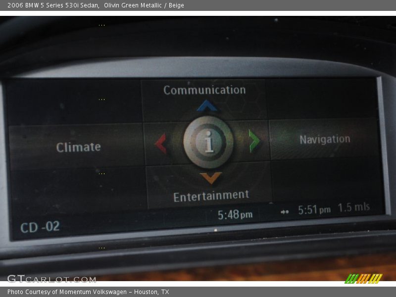 Olivin Green Metallic / Beige 2006 BMW 5 Series 530i Sedan