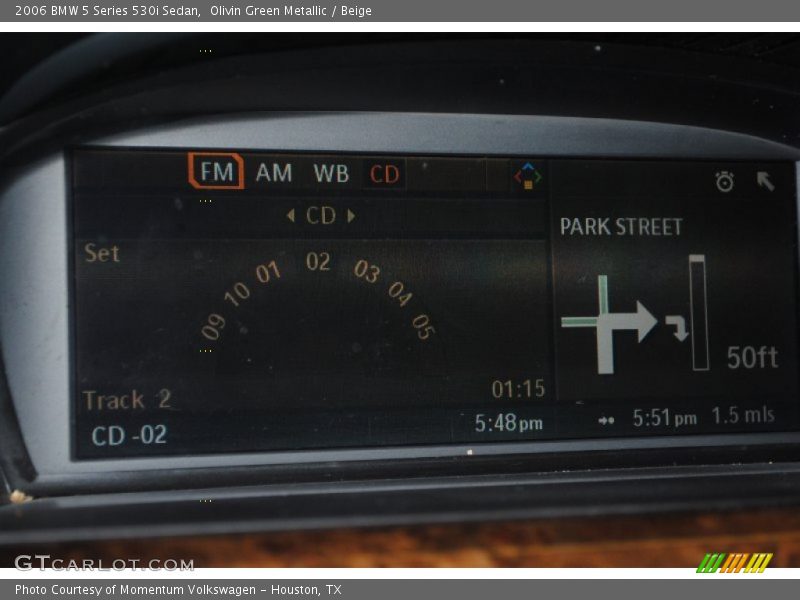 Olivin Green Metallic / Beige 2006 BMW 5 Series 530i Sedan