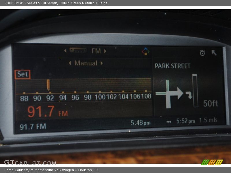 Olivin Green Metallic / Beige 2006 BMW 5 Series 530i Sedan