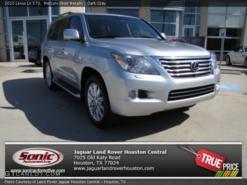 Mercury Silver Metallic / Dark Gray 2010 Lexus LX 570