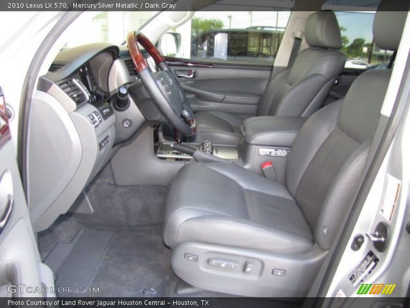 Mercury Silver Metallic / Dark Gray 2010 Lexus LX 570