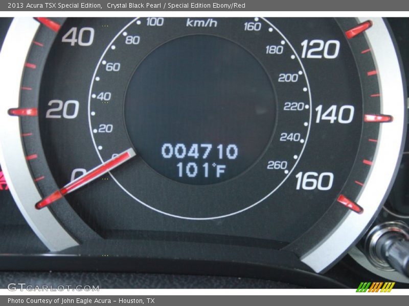 Crystal Black Pearl / Special Edition Ebony/Red 2013 Acura TSX Special Edition