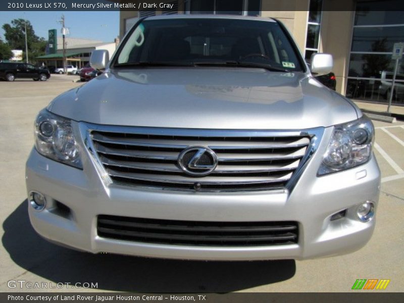 Mercury Silver Metallic / Dark Gray 2010 Lexus LX 570