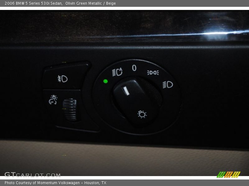 Olivin Green Metallic / Beige 2006 BMW 5 Series 530i Sedan