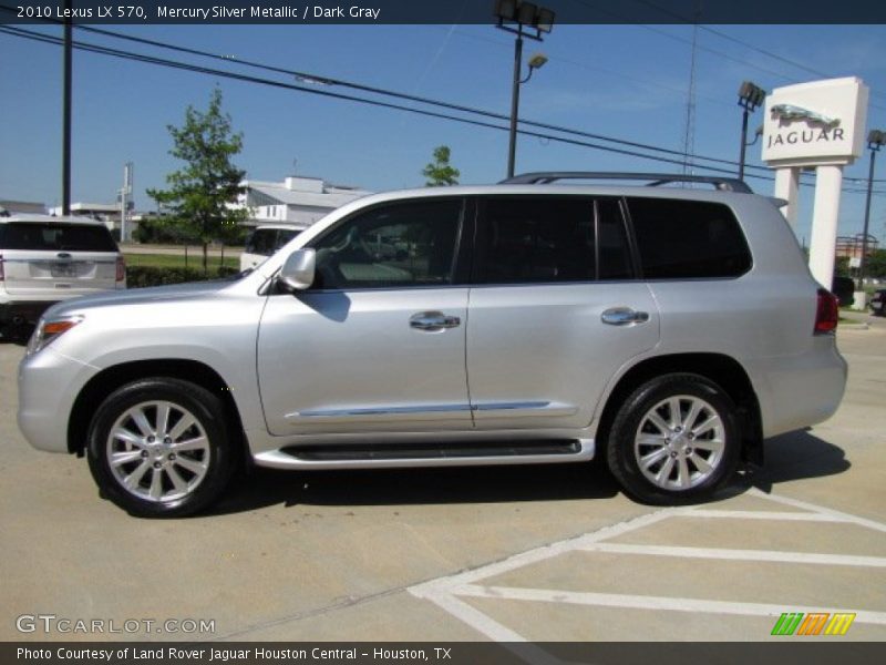 Mercury Silver Metallic / Dark Gray 2010 Lexus LX 570