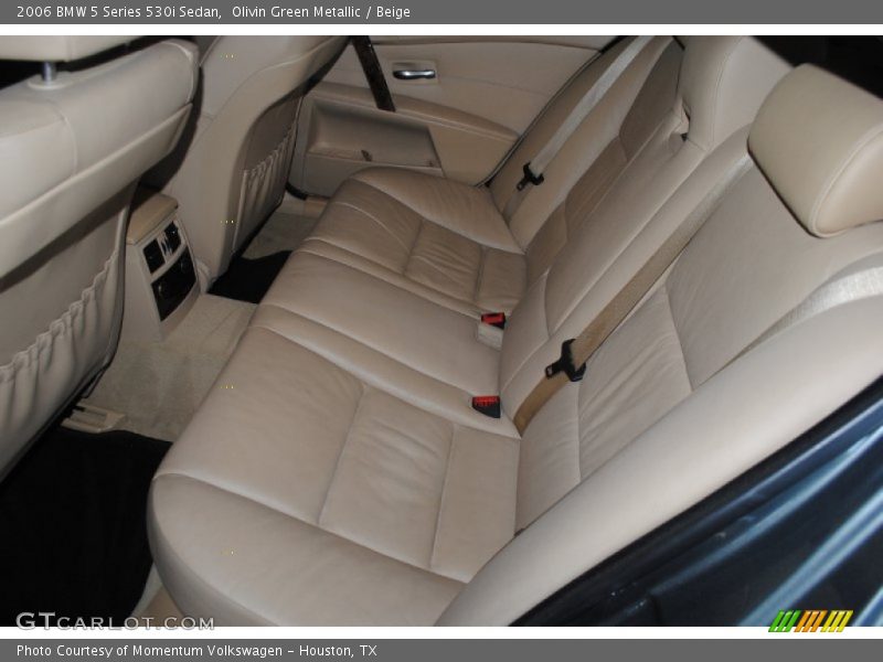Olivin Green Metallic / Beige 2006 BMW 5 Series 530i Sedan
