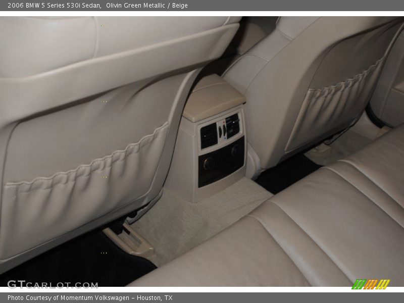 Olivin Green Metallic / Beige 2006 BMW 5 Series 530i Sedan