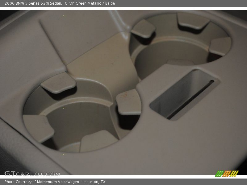 Olivin Green Metallic / Beige 2006 BMW 5 Series 530i Sedan