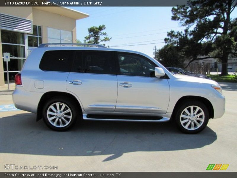Mercury Silver Metallic / Dark Gray 2010 Lexus LX 570