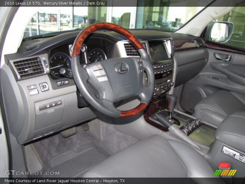 Mercury Silver Metallic / Dark Gray 2010 Lexus LX 570