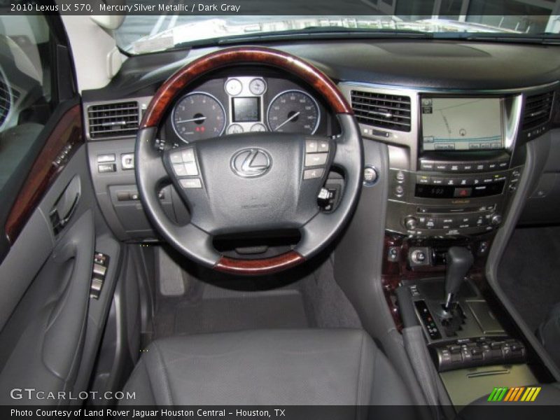 Mercury Silver Metallic / Dark Gray 2010 Lexus LX 570