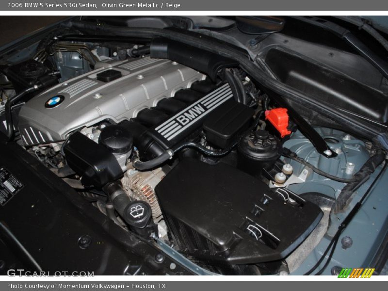Olivin Green Metallic / Beige 2006 BMW 5 Series 530i Sedan