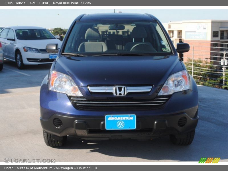 Royal Blue Pearl / Gray 2009 Honda CR-V EX 4WD