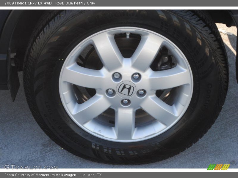 Royal Blue Pearl / Gray 2009 Honda CR-V EX 4WD