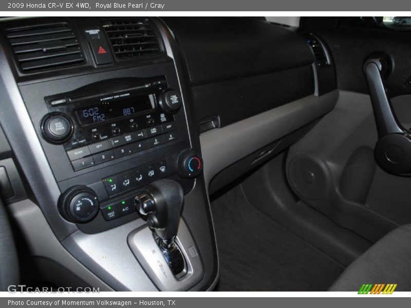 Royal Blue Pearl / Gray 2009 Honda CR-V EX 4WD