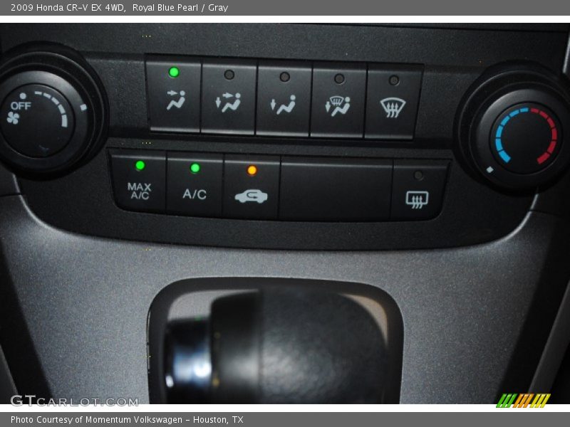 Royal Blue Pearl / Gray 2009 Honda CR-V EX 4WD