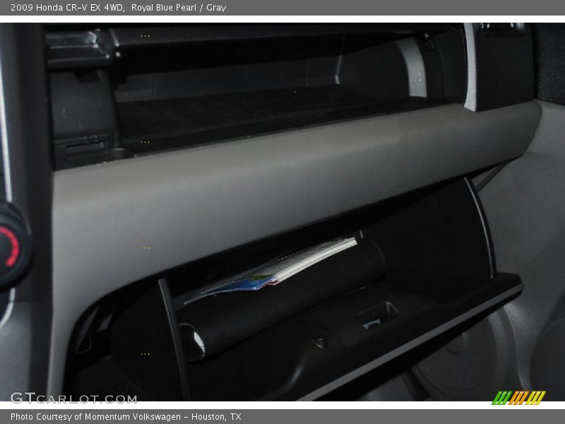 Royal Blue Pearl / Gray 2009 Honda CR-V EX 4WD