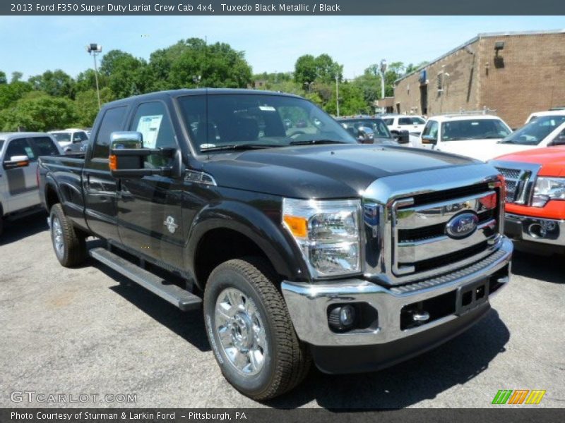 Tuxedo Black Metallic / Black 2013 Ford F350 Super Duty Lariat Crew Cab 4x4