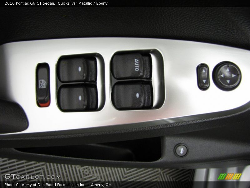 Quicksilver Metallic / Ebony 2010 Pontiac G6 GT Sedan
