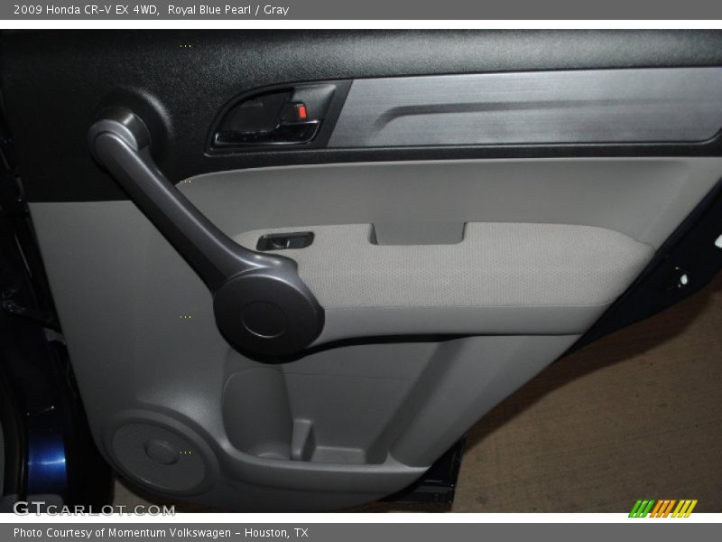 Royal Blue Pearl / Gray 2009 Honda CR-V EX 4WD