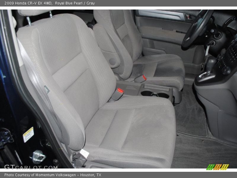 Royal Blue Pearl / Gray 2009 Honda CR-V EX 4WD