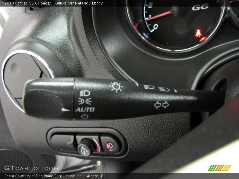 Quicksilver Metallic / Ebony 2010 Pontiac G6 GT Sedan