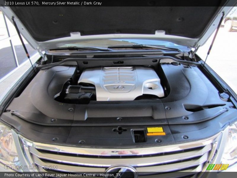 Mercury Silver Metallic / Dark Gray 2010 Lexus LX 570