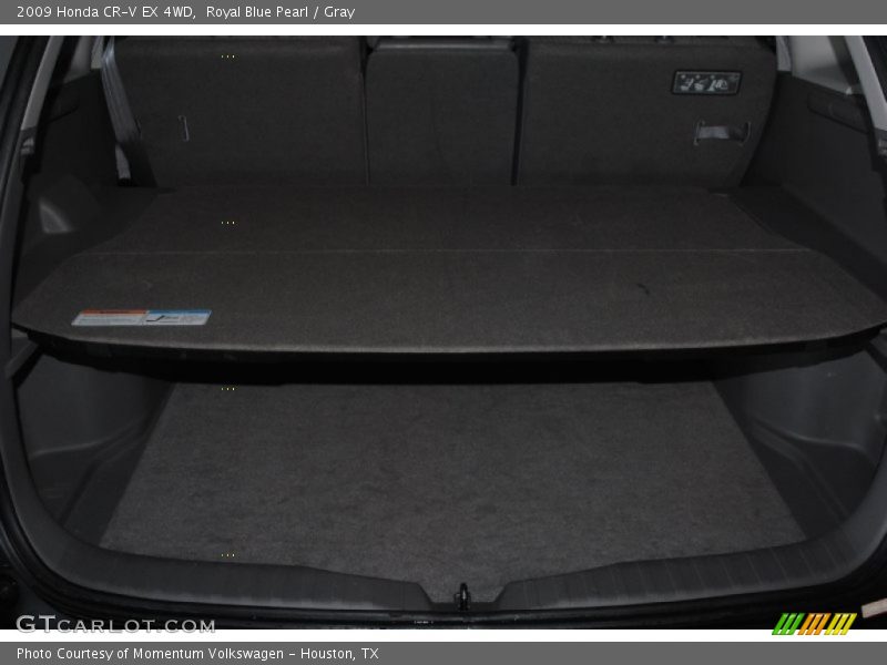Royal Blue Pearl / Gray 2009 Honda CR-V EX 4WD