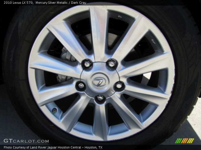 Mercury Silver Metallic / Dark Gray 2010 Lexus LX 570