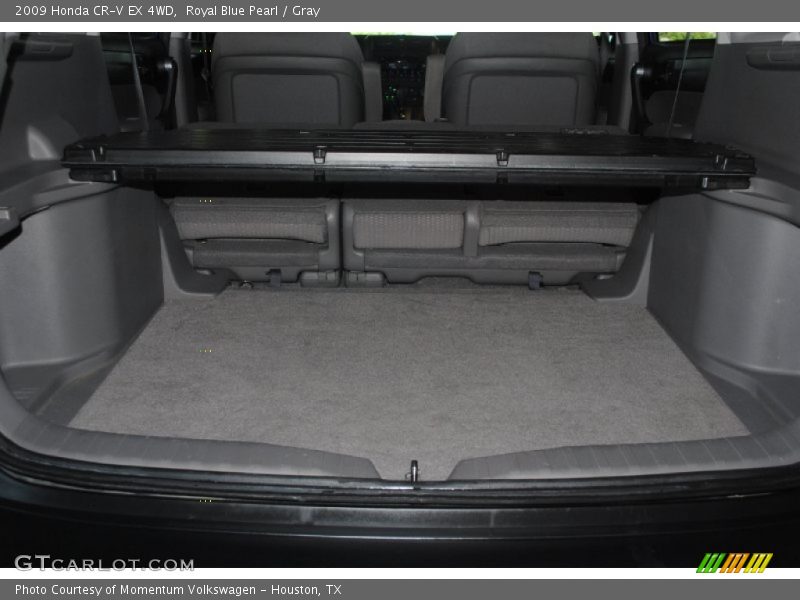 Royal Blue Pearl / Gray 2009 Honda CR-V EX 4WD