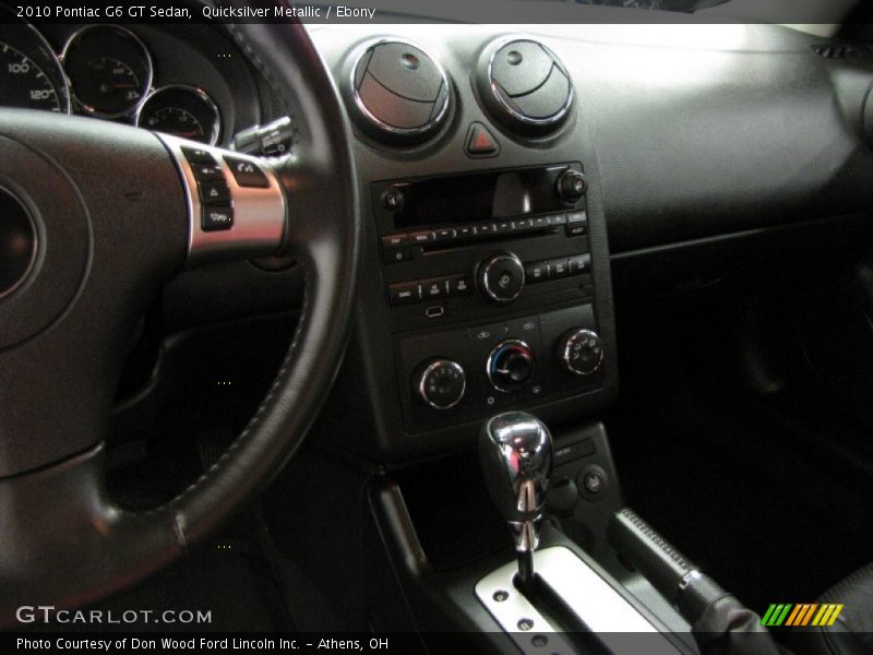 Quicksilver Metallic / Ebony 2010 Pontiac G6 GT Sedan