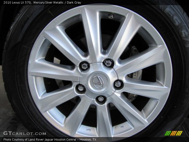 Mercury Silver Metallic / Dark Gray 2010 Lexus LX 570