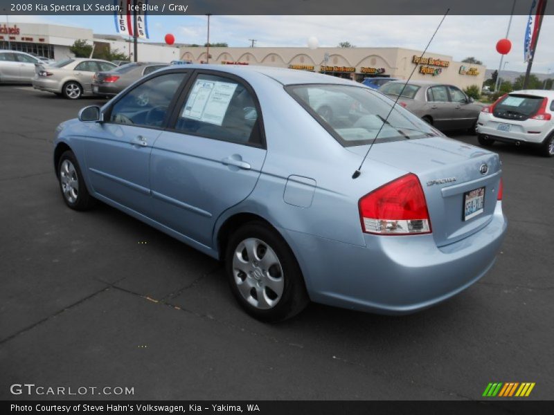 Ice Blue / Gray 2008 Kia Spectra LX Sedan