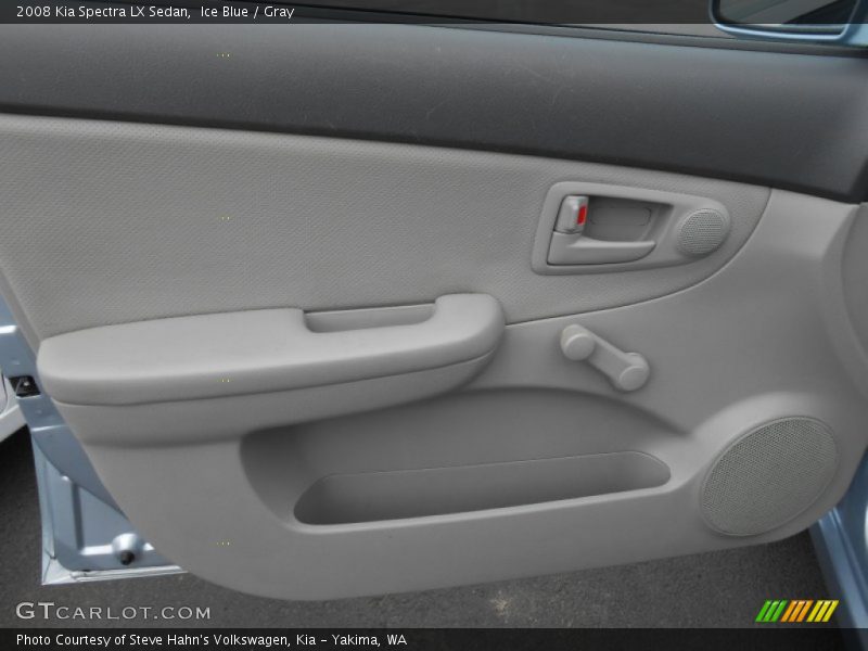 Ice Blue / Gray 2008 Kia Spectra LX Sedan