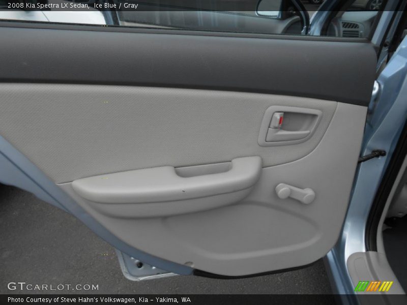 Ice Blue / Gray 2008 Kia Spectra LX Sedan