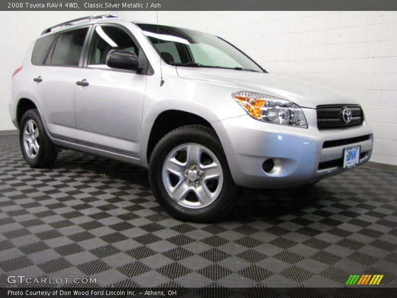 Classic Silver Metallic / Ash 2008 Toyota RAV4 4WD