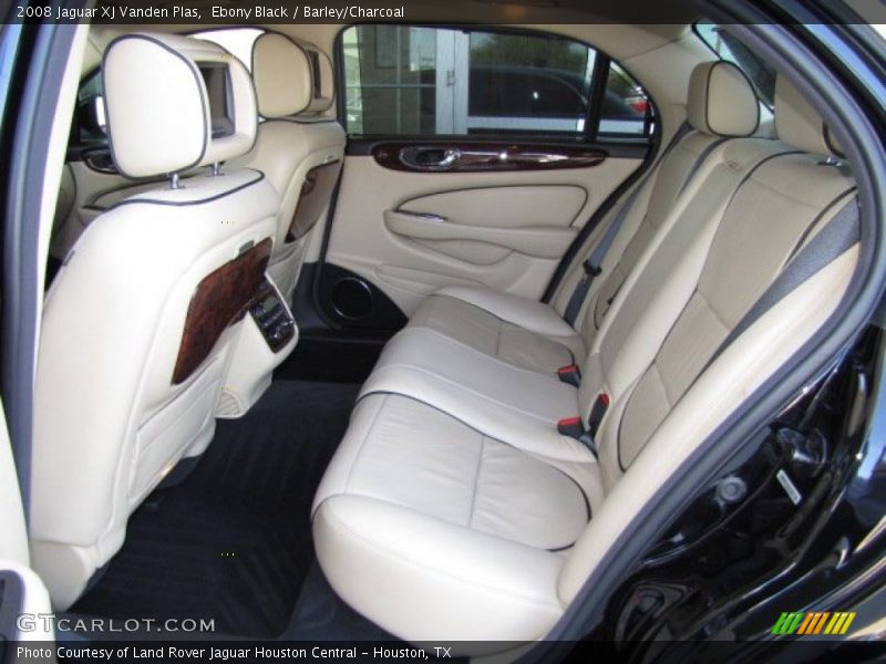 Ebony Black / Barley/Charcoal 2008 Jaguar XJ Vanden Plas