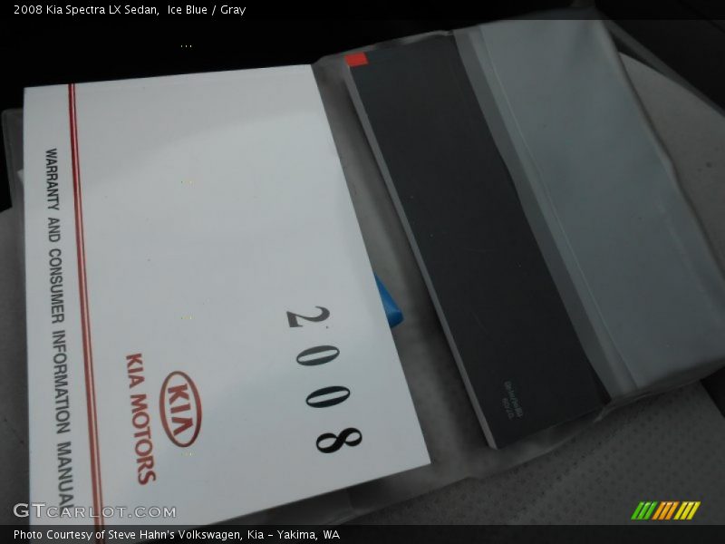 Ice Blue / Gray 2008 Kia Spectra LX Sedan