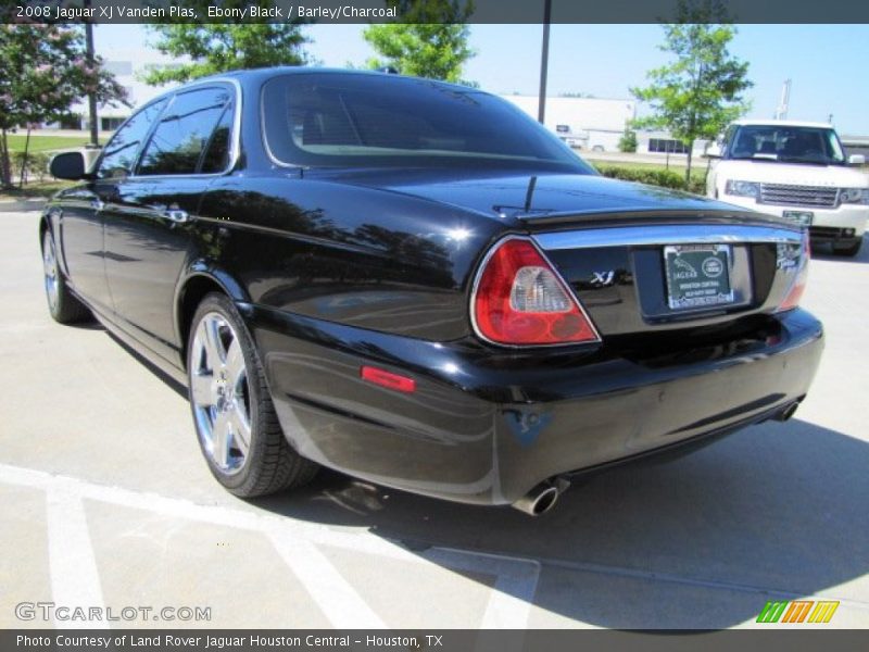 Ebony Black / Barley/Charcoal 2008 Jaguar XJ Vanden Plas