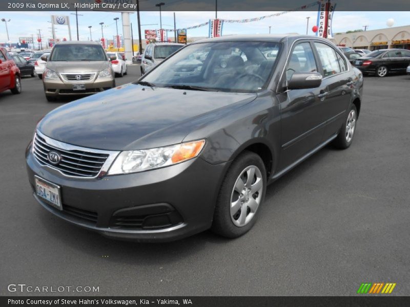 Midnight Gray / Gray 2009 Kia Optima LX