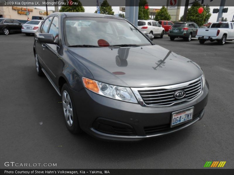 Midnight Gray / Gray 2009 Kia Optima LX