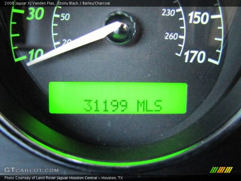 Ebony Black / Barley/Charcoal 2008 Jaguar XJ Vanden Plas