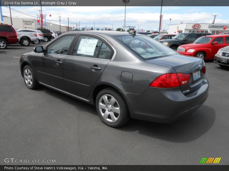 Midnight Gray / Gray 2009 Kia Optima LX