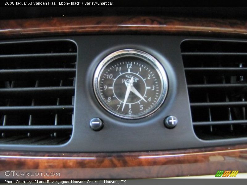 Ebony Black / Barley/Charcoal 2008 Jaguar XJ Vanden Plas