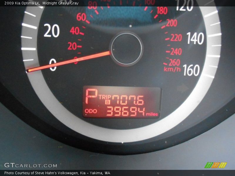Midnight Gray / Gray 2009 Kia Optima LX