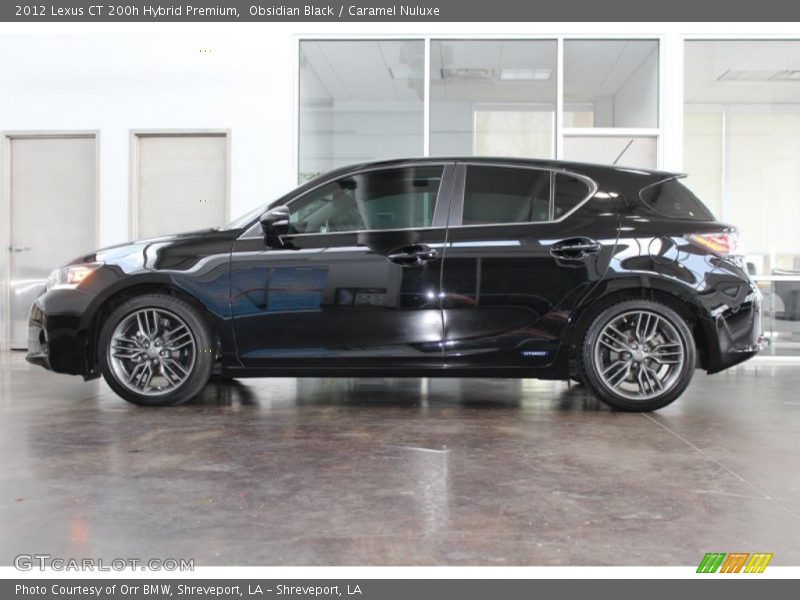 Obsidian Black / Caramel Nuluxe 2012 Lexus CT 200h Hybrid Premium