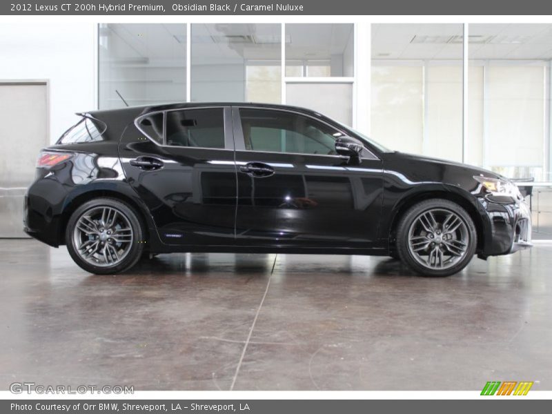 Obsidian Black / Caramel Nuluxe 2012 Lexus CT 200h Hybrid Premium