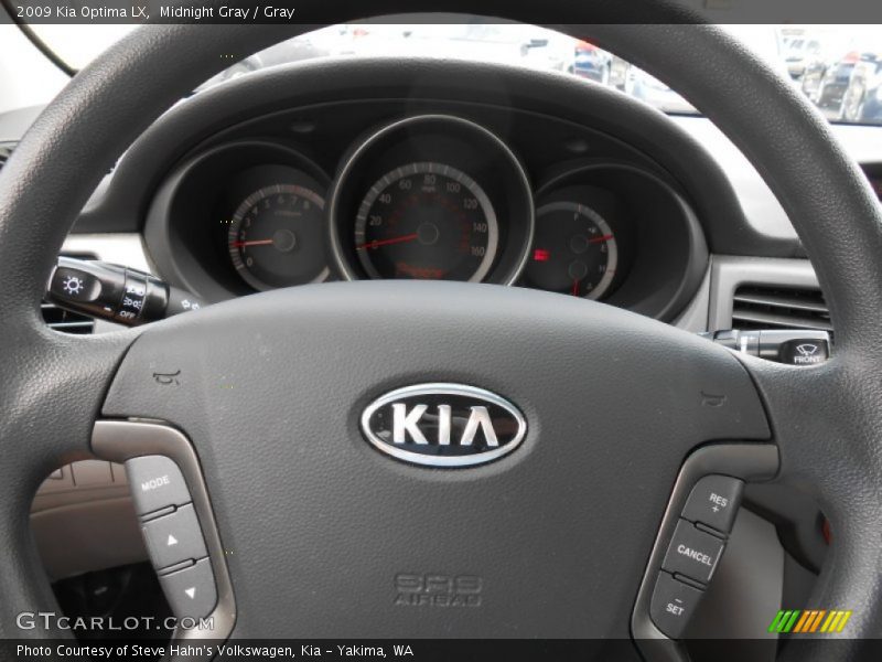Midnight Gray / Gray 2009 Kia Optima LX